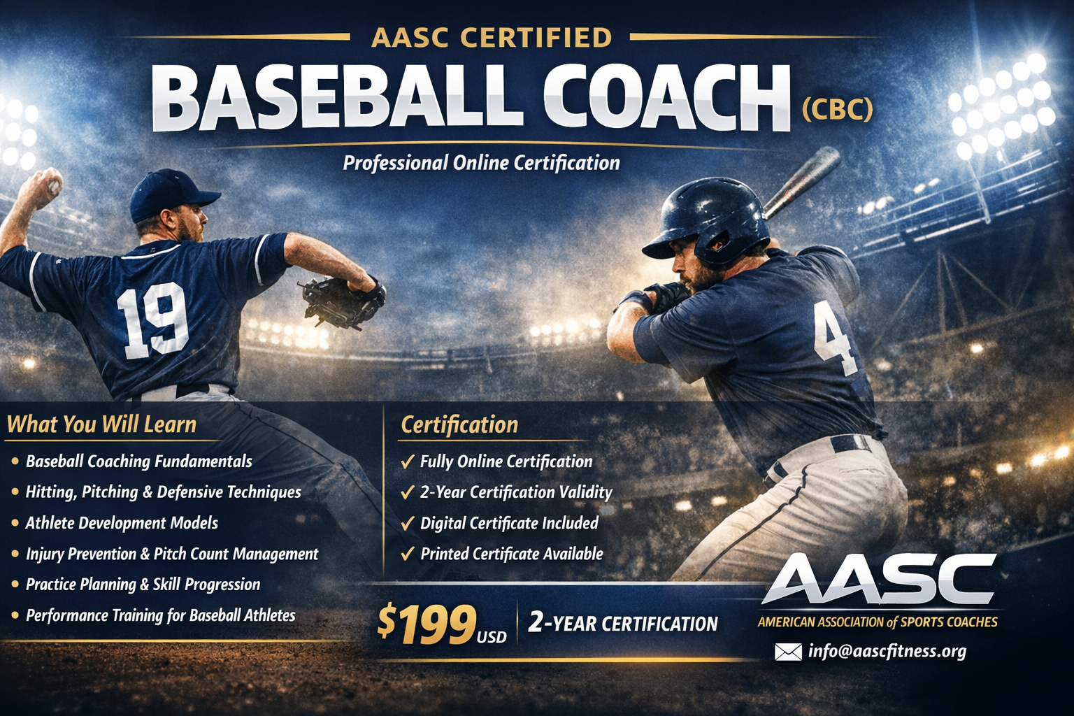 You are currently viewing AASC   Certified Baseball Coach (CBC) Certification Course 