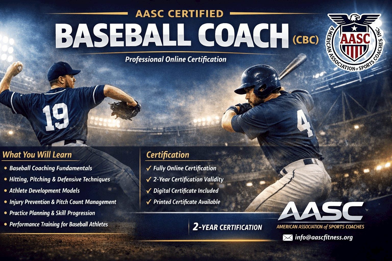 You are currently viewing AASC   Certified Baseball Coach (CBC) Certification Course 