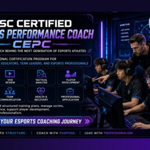 AASC Certified Esports Performance Coach（CEPC）Certification Course