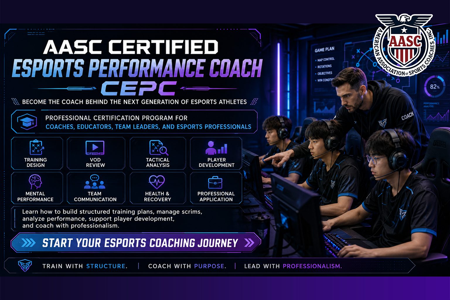 You are currently viewing AASC Certified Esports Performance Coach（CEPC）Certification Course 